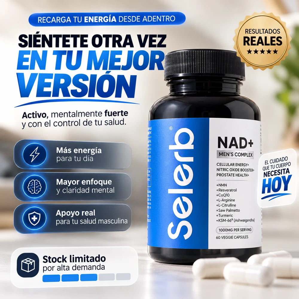 SELERB NAD FOR MEN - CUIDA TU PRÓSTATA Y RECUPERA TU CONFIANZA